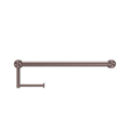 MECCA CARE 25MM TOILET ROLL RAIL 300/450MM BRUSHED BRONZE