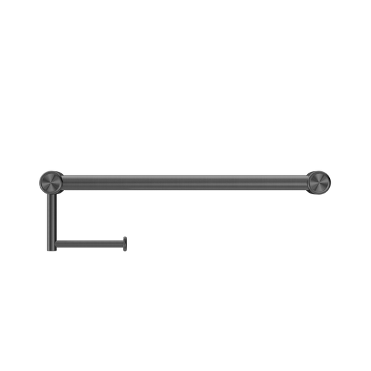 MECCA CARE 25MM TOILET ROLL RAIL 300/450MM GUN METAL