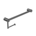 MECCA CARE 25MM TOILET ROLL RAIL 300/450MM GUN METAL