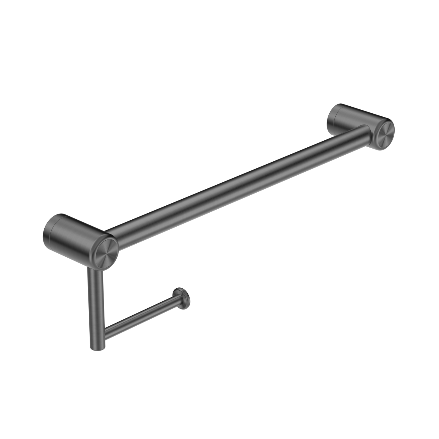 MECCA CARE 25MM TOILET ROLL RAIL 300/450MM GUN METAL
