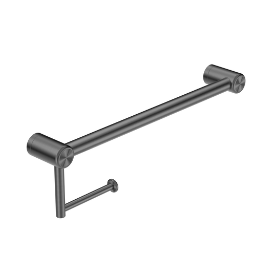 MECCA CARE 25MM TOILET ROLL RAIL 300/450MM GUN METAL