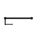 MECCA CARE 25MM TOILET ROLL RAIL 300/450MM MATTE BLACK