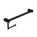 MECCA CARE 25MM TOILET ROLL RAIL 300/450MM MATTE BLACK