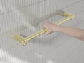 MECCA CARE 25MM GRAB RAIL 300/450/600/900/1200MM BRUSHED GOLD