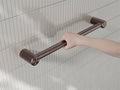 MECCA CARE 25MM GRAB RAIL 300/450/600/900/1200MM BRUSHED BRONZE