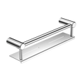 MECCA CARE 25MM GRAB RAIL WITH SHELF 300/450MM CHROME