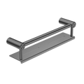 MECCA CARE 25MM GRAB RAIL WITH SHELF 300/450MM GUN METAL
