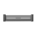 MECCA CARE 25MM GRAB RAIL WITH SHELF 300/450MM GUN METAL
