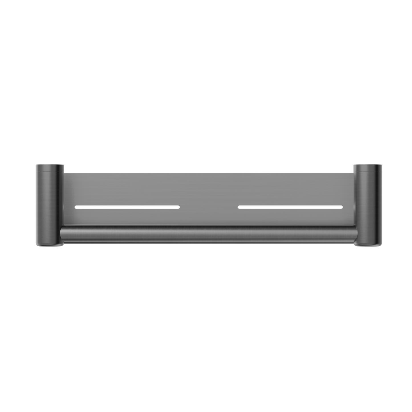 MECCA CARE 25MM GRAB RAIL WITH SHELF 300/450MM GUN METAL