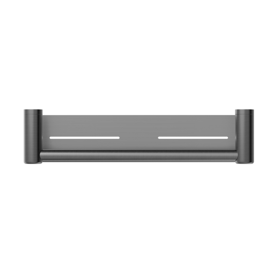 MECCA CARE 25MM GRAB RAIL WITH SHELF 300/450MM GUN METAL