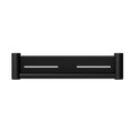MECCA CARE 25MM GRAB RAIL WITH SHELF 300/450MM MATTE BLACK