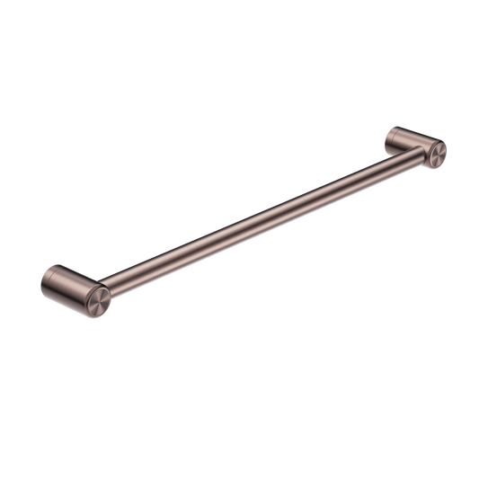 MECCA CARE 25MM GRAB RAIL 300/450/600/900/1200MM BRUSHED BRONZE