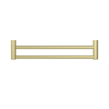 MECCA CARE 25MM DOUBLE TOWEL GRAB RAIL 600/900MM BRUSHED GOLD