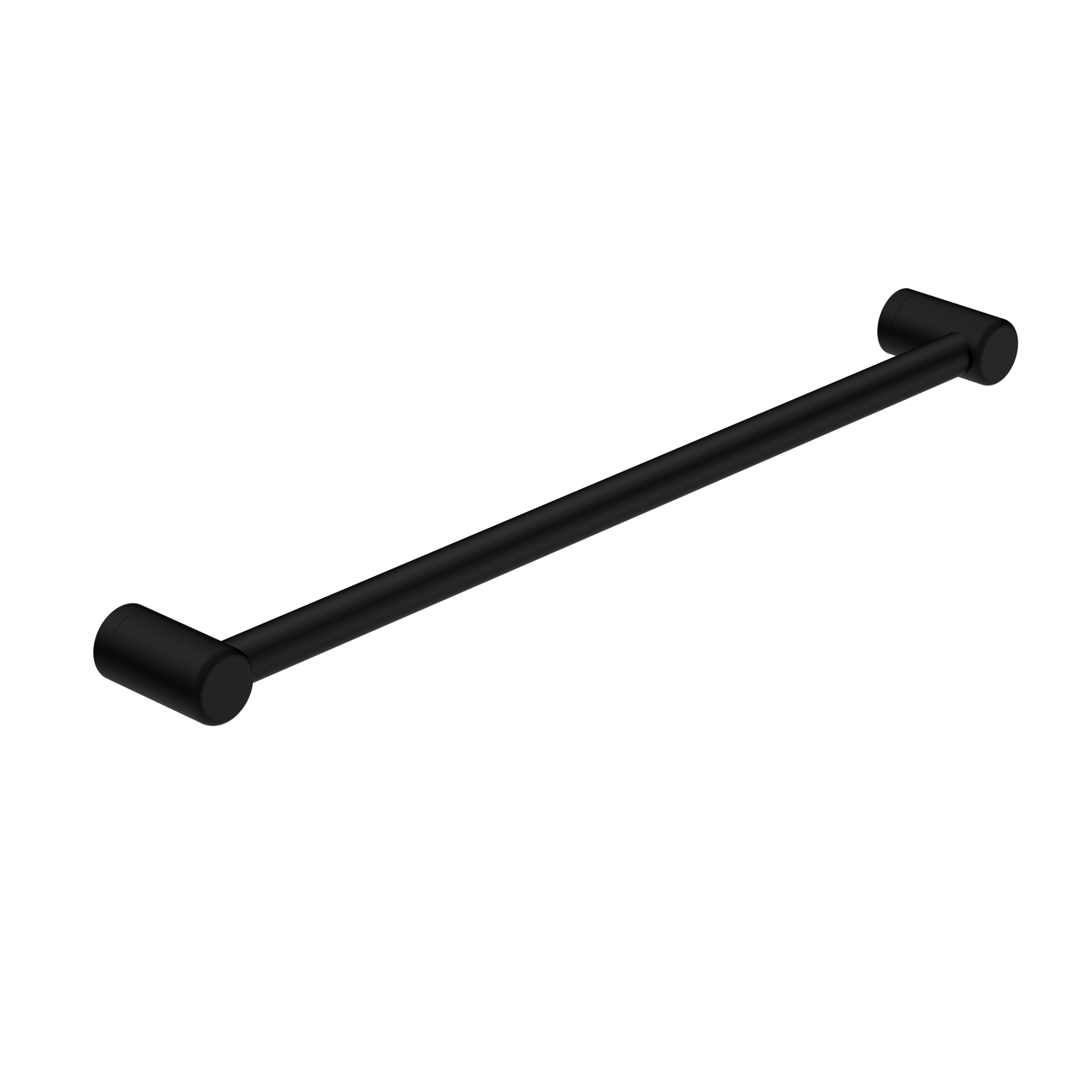 MECCA CARE 25MM GRAB RAIL 300/450/600/900/1200MM MATTE BLACK