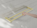 MECCA CARE 25MM DOUBLE TOWEL GRAB RAIL 600/900MM BRUSHED GOLD