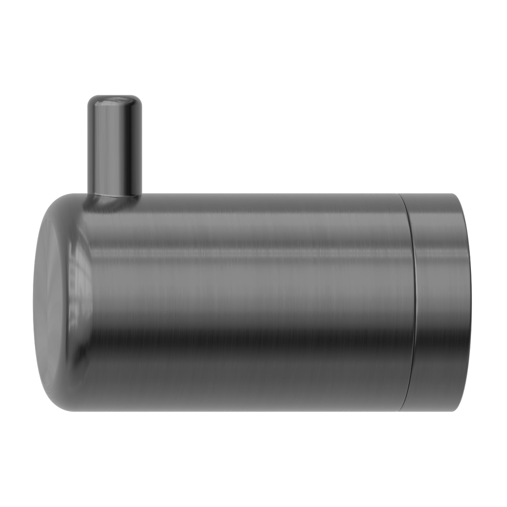MECCA CARE 25MM WALL HOOK GUN METAL