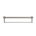 MECCA CARE 32MM GRAB RAIL WITH TOWEL HOLDER 300/600/900MM BRUSHED NICKEL