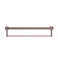 MECCA CARE 32MM GRAB RAIL WITH TOWEL HOLDER 300/600/900MM BRUSHED BRONZE
