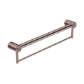 MECCA CARE 32MM GRAB RAIL WITH TOWEL HOLDER 300/600/900MM BRUSHED BRONZE