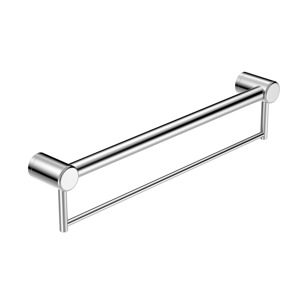 MECCA CARE 32MM GRAB RAIL WITH TOWEL HOLDER 300/600/900MM CHROME