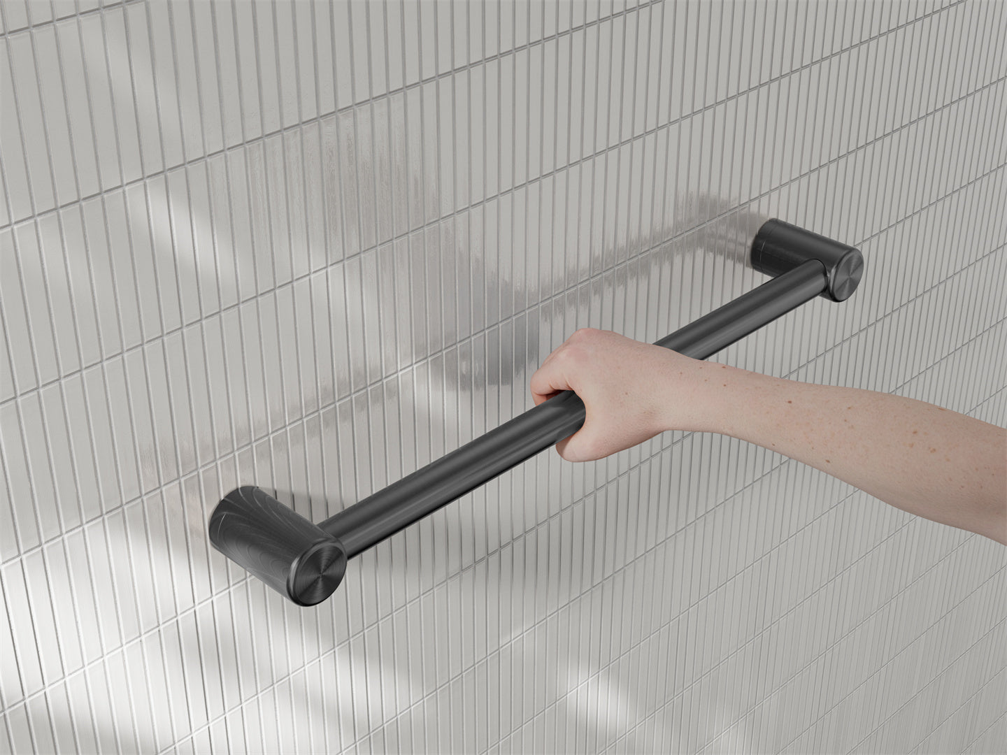 MECCA CARE 32MM GRAB RAIL 300/450/600/900/1200MM GUN METAL