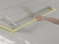 MECCA CARE 32MM DDA ACCESSIBLE TOILET GRAB RAIL SET 45 DEGREE 750X900MM BRUSHED GOLD