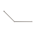 MECCA CARE 32MM DDA ACCESSIBLE TOILET GRAB RAIL SET 45 DEGREE 750X900MM BRUSHED NICKEL