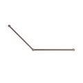 MECCA CARE 32MM DDA ACCESSIBLE TOILET GRAB RAIL SET 45 DEGREE 750X900MM BRUSHED BRONZE