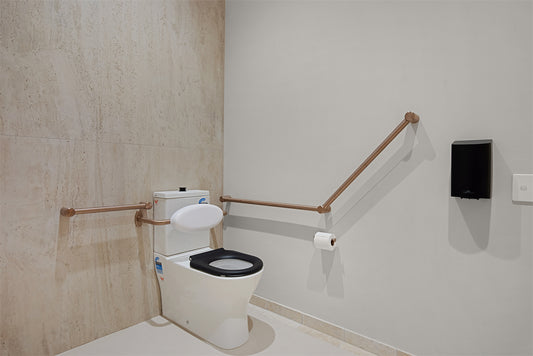 MECCA TOILET ROLL HOLDER BRUSHED BRONZE