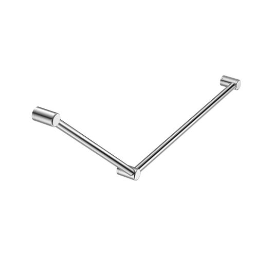 MECCA CARE 32MM DDA ACCESSIBLE TOILET GRAB RAIL SET 45 DEGREE 750X900MM CHROME