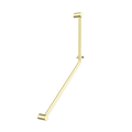 MECCA CARE 32MM AMBULANT 45 DEGREE BENT TUBE GRAB RAIL 450X650MM BRUSHED GOLD