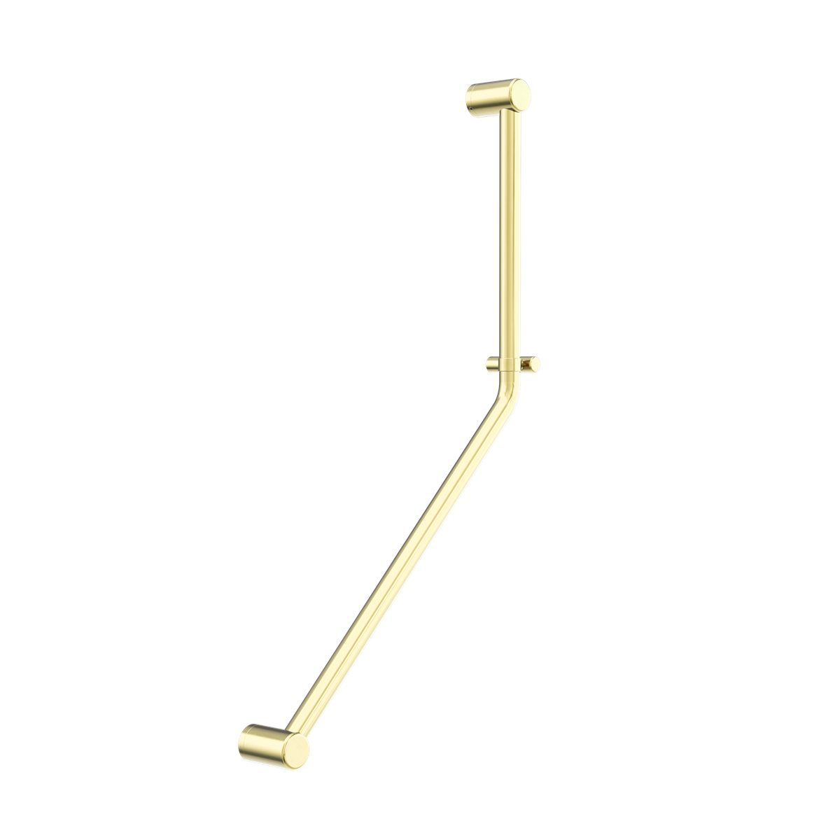 MECCA CARE 32MM AMBULANT 45 DEGREE BENT TUBE GRAB RAIL 450X650MM BRUSHED GOLD