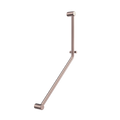 MECCA CARE 32MM AMBULANT 45 DEGREE BENT TUBE GRAB RAIL 450X650MM BRUSHED BRONZE