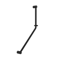 MECCA CARE 32MM AMBULANT 45 DEGREE BENT TUBE GRAB RAIL 450X650MM MATTE BLACK