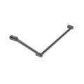 MECCA CARE 32MM DDA ACCESSIBLE TOILET GRAB RAIL SET 45 DEGREE 750X900MM GUN METAL