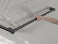 MECCA CARE 32MM DDA ACCESSIBLE TOILET GRAB RAIL SET 45 DEGREE 750X900MM GUN METAL