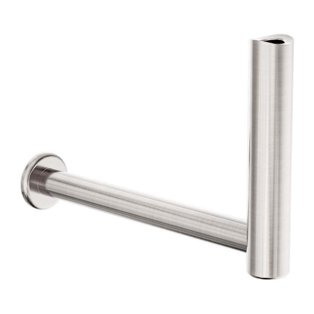 MECCA CARE BRACKET ADD ON TOILET ROLL HOLDER BRUSHED NICKEL