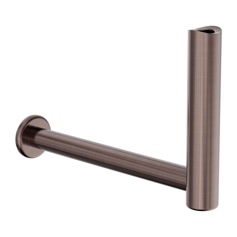 MECCA CARE BRACKET ADD ON TOILET ROLL HOLDER BRUSHED BRONZE