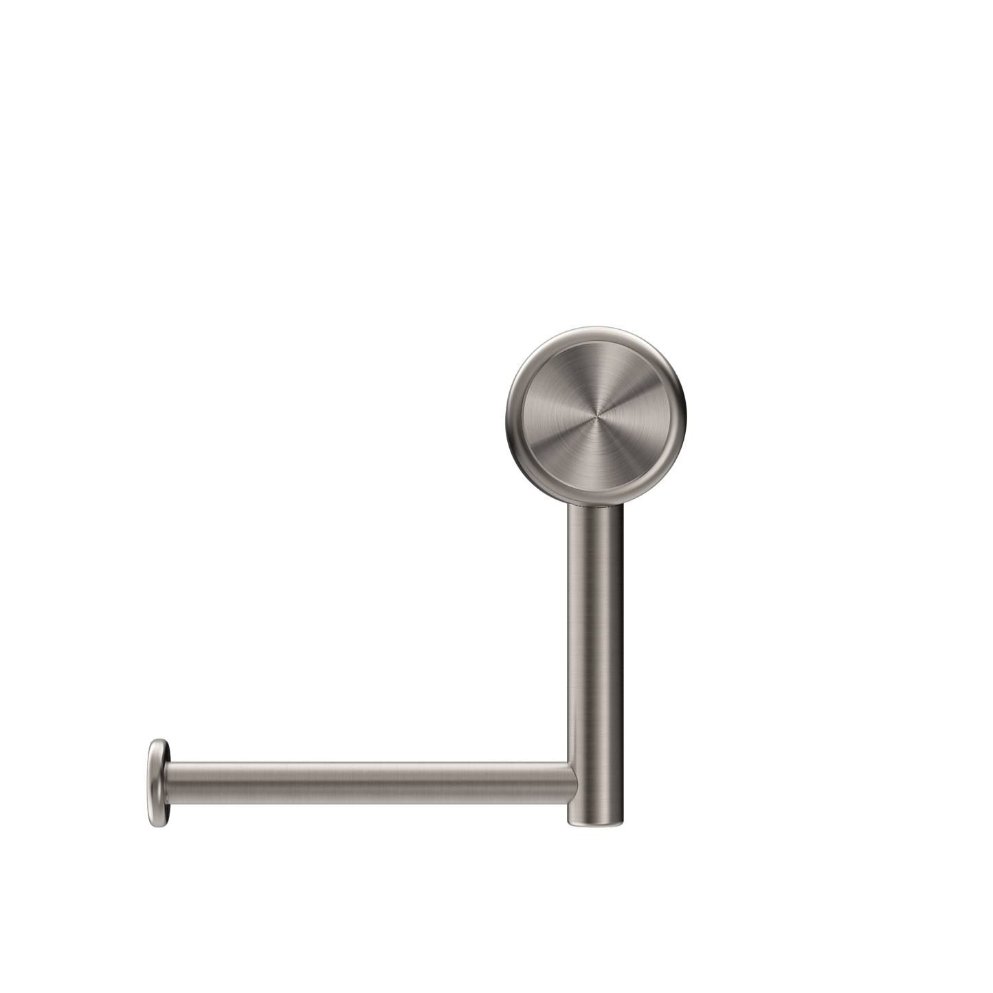 MECCA CARE HEAVY DUTY TOILET ROLL HOLDER BRUSHED NICKEL