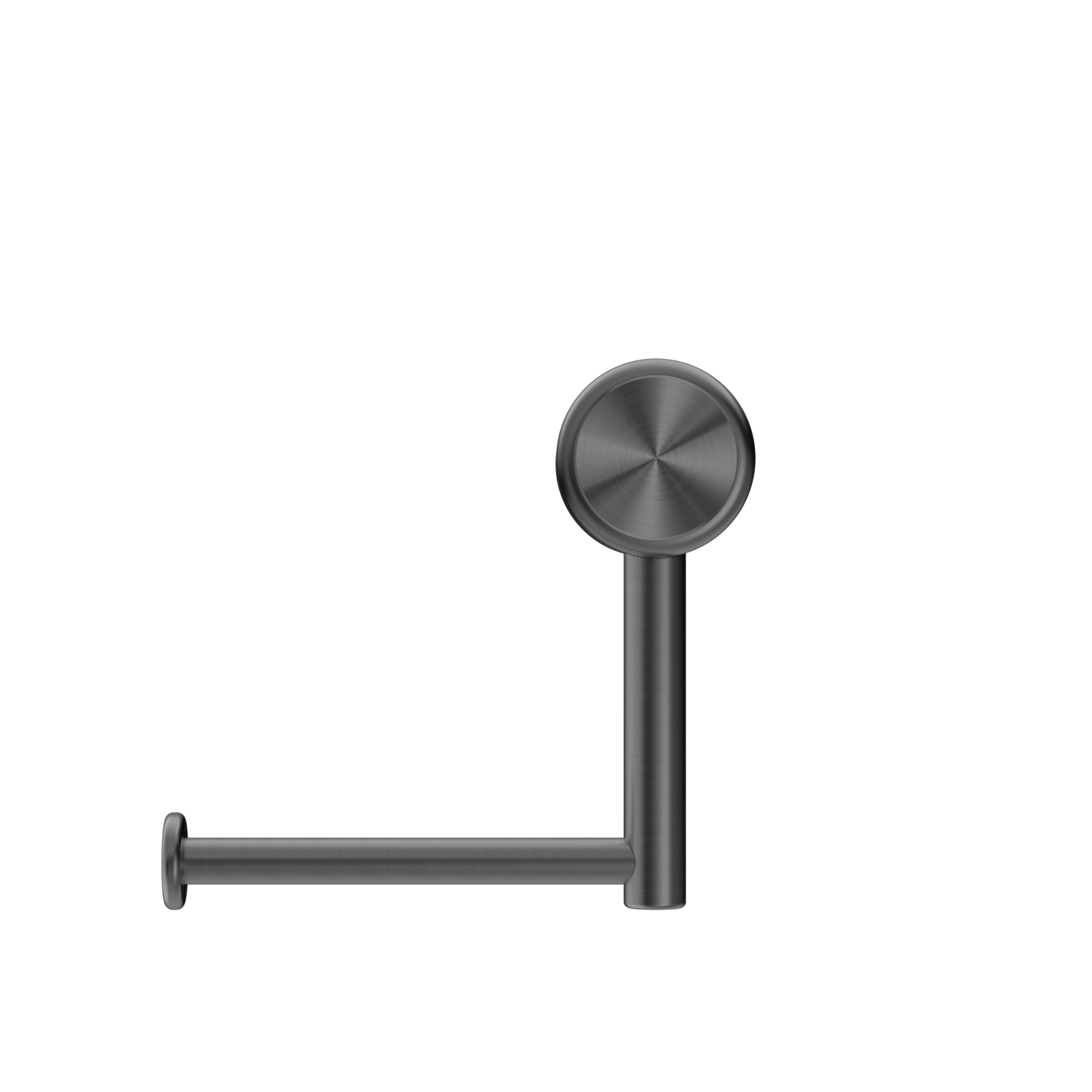 MECCA CARE HEAVY DUTY TOILET ROLL HOLDER GUN METAL