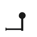 MECCA CARE HEAVY DUTY TOILET ROLL HOLDER MATTE BLACK