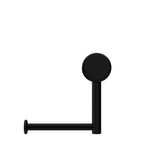 MECCA CARE HEAVY DUTY TOILET ROLL HOLDER MATTE BLACK