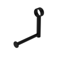 MECCA CARE ADD ON TOILET ROLL HOLDER MATTE BLACK