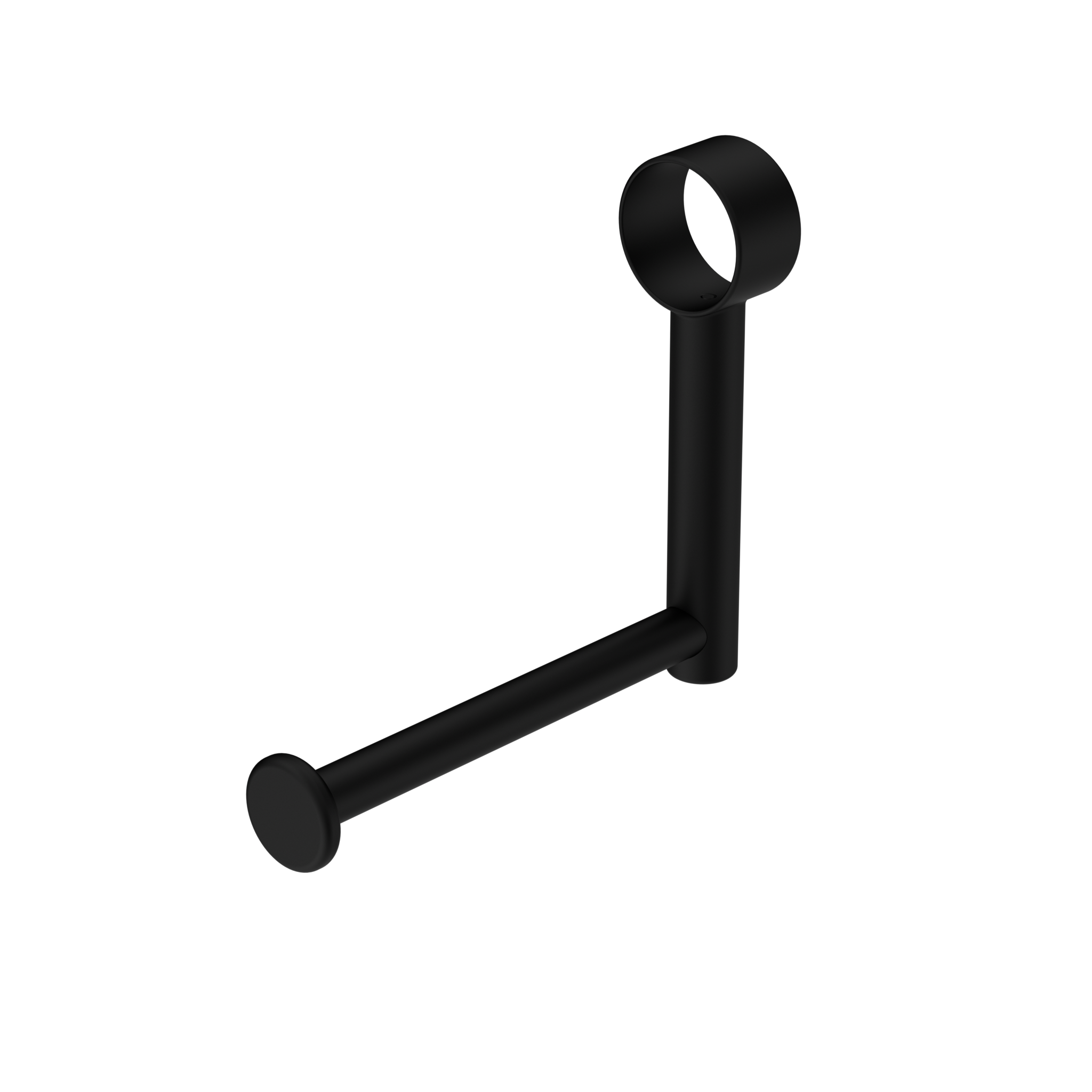MECCA CARE ADD ON TOILET ROLL HOLDER MATTE BLACK