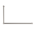 MECCA CARE 32MM DDA ACCESSIBLE TOILET GRAB RAIL SET 90 DEGREE 600X1000MM BRUSHED NICKEL