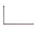 MECCA CARE 32MM DDA ACCESSIBLE TOILET GRAB RAIL SET 90 DEGREE 600X1000MM BRUSHED BRONZE