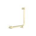 MECCA CARE 32MM AMBULANT 90 DEGREE BENT TUBE GRAB RAIL 450X450MM BRUSHED GOLD