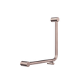 MECCA CARE 32MM AMBULANT 90 DEGREE BENT TUBE GRAB RAIL 450X450MM BRUSHED BRONZE