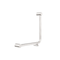 MECCA CARE 32MM AMBULANT 90 DEGREE BENT TUBE GRAB RAIL 450X450MM BRUSHED NICKEL