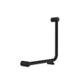 MECCA CARE 32MM AMBULANT 90 DEGREE BENT TUBE GRAB RAIL 450X450MM MATTE BLACK